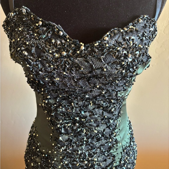Mandalay green  Black Embellished Dress - Picture 5 of 12